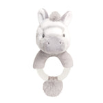 Keeleco Cuddle Zebra Ring Rattle 14cm