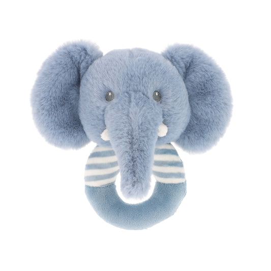 Keeleco Ezra Elephant Ring Rattle 14cm