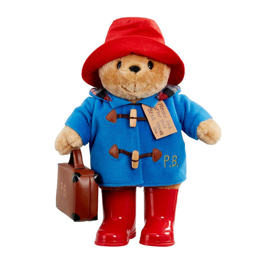 Large Paddington Bear with Boots and Case 34cm