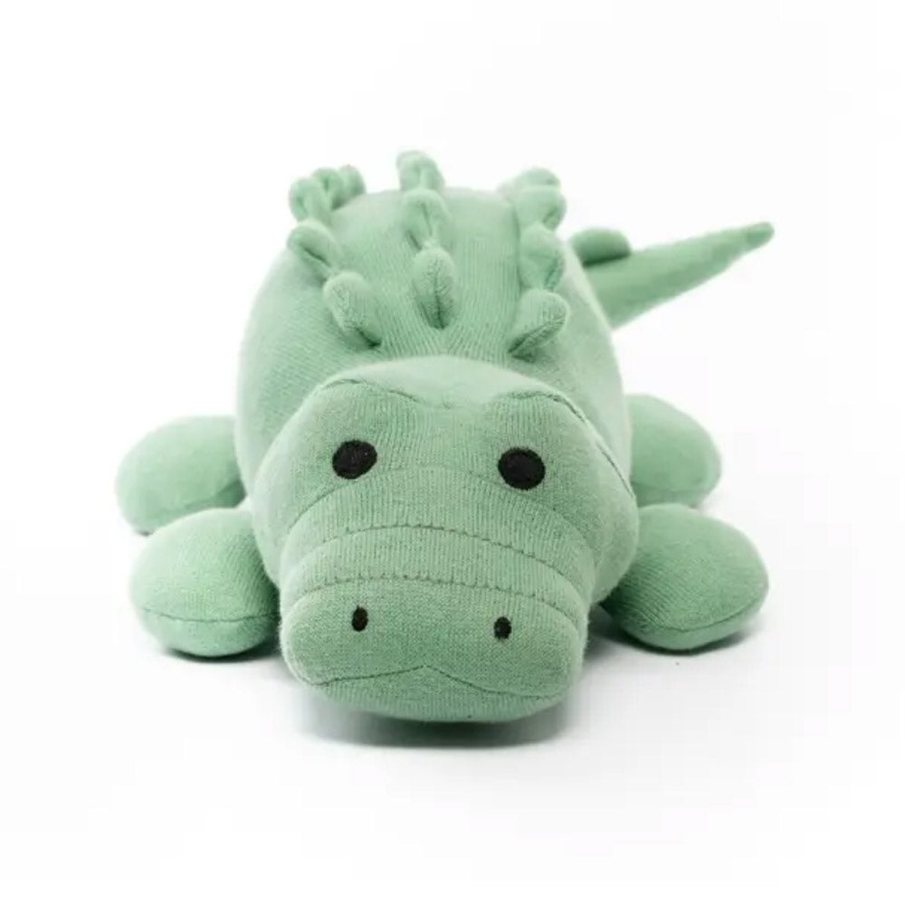 Large Green Organic Cotton Crocodile Plush Toy