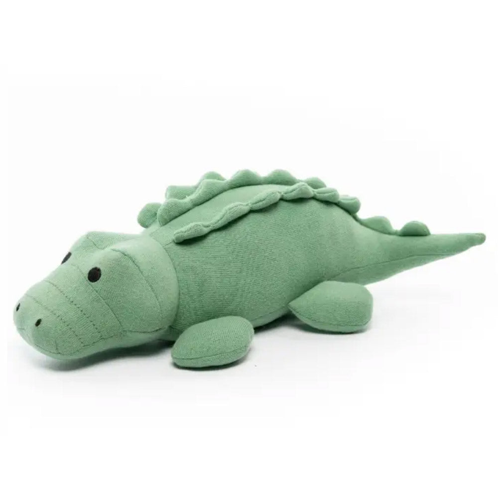 Large Green Organic Cotton Crocodile Plush Toy