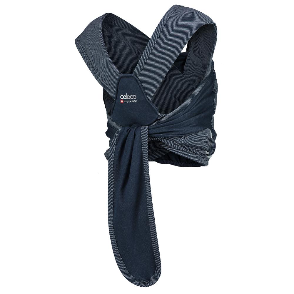 Close Caboo + Organic Baby Carrier, Striped Midnight