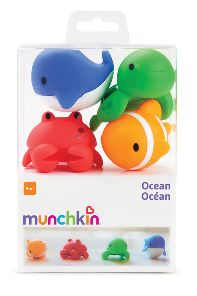 Munchkin Bath Squirters Ocean Buddies 4Pk