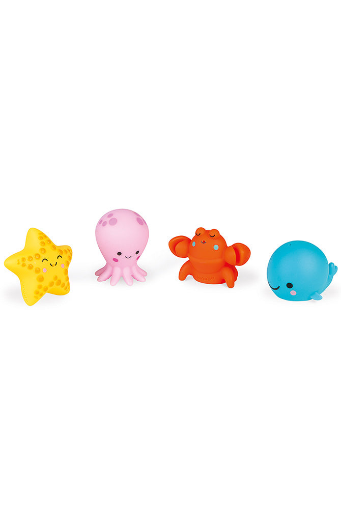 Janod Sea Creatures Squirters 4 Pack