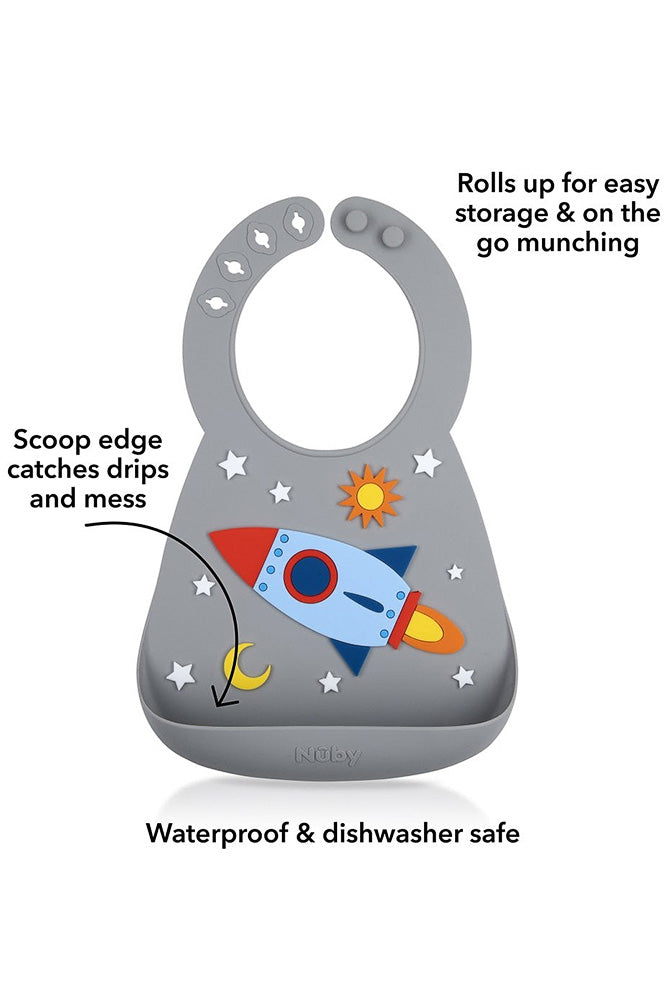 Nuby 3D Silicone Bib