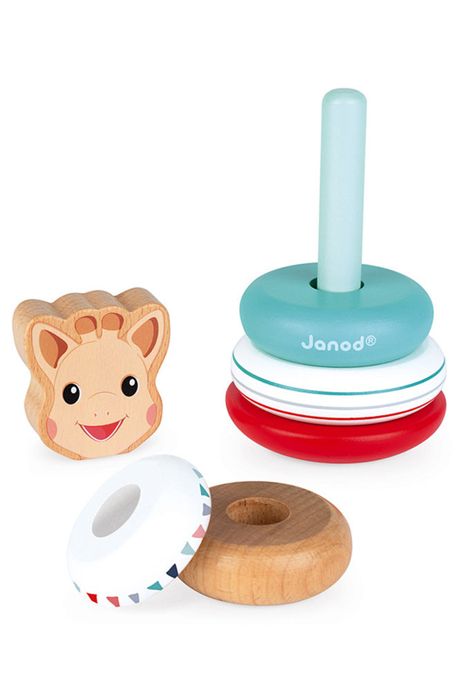 Janod Sophie La Girafe Stackable Roly-Poly