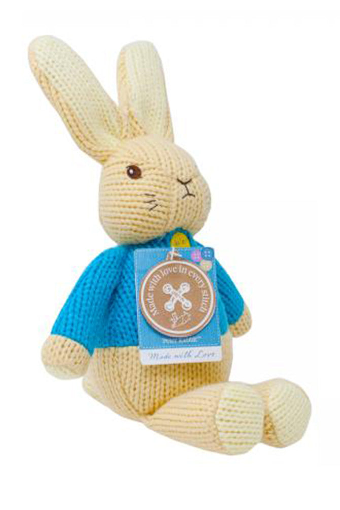 Peter Rabbit Made with Love Knitted Toy 18cm