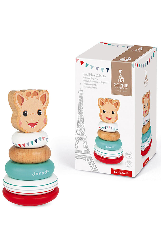 Janod Sophie La Girafe Stackable Roly-Poly