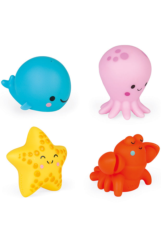 Janod Sea Creatures Squirters 4 Pack