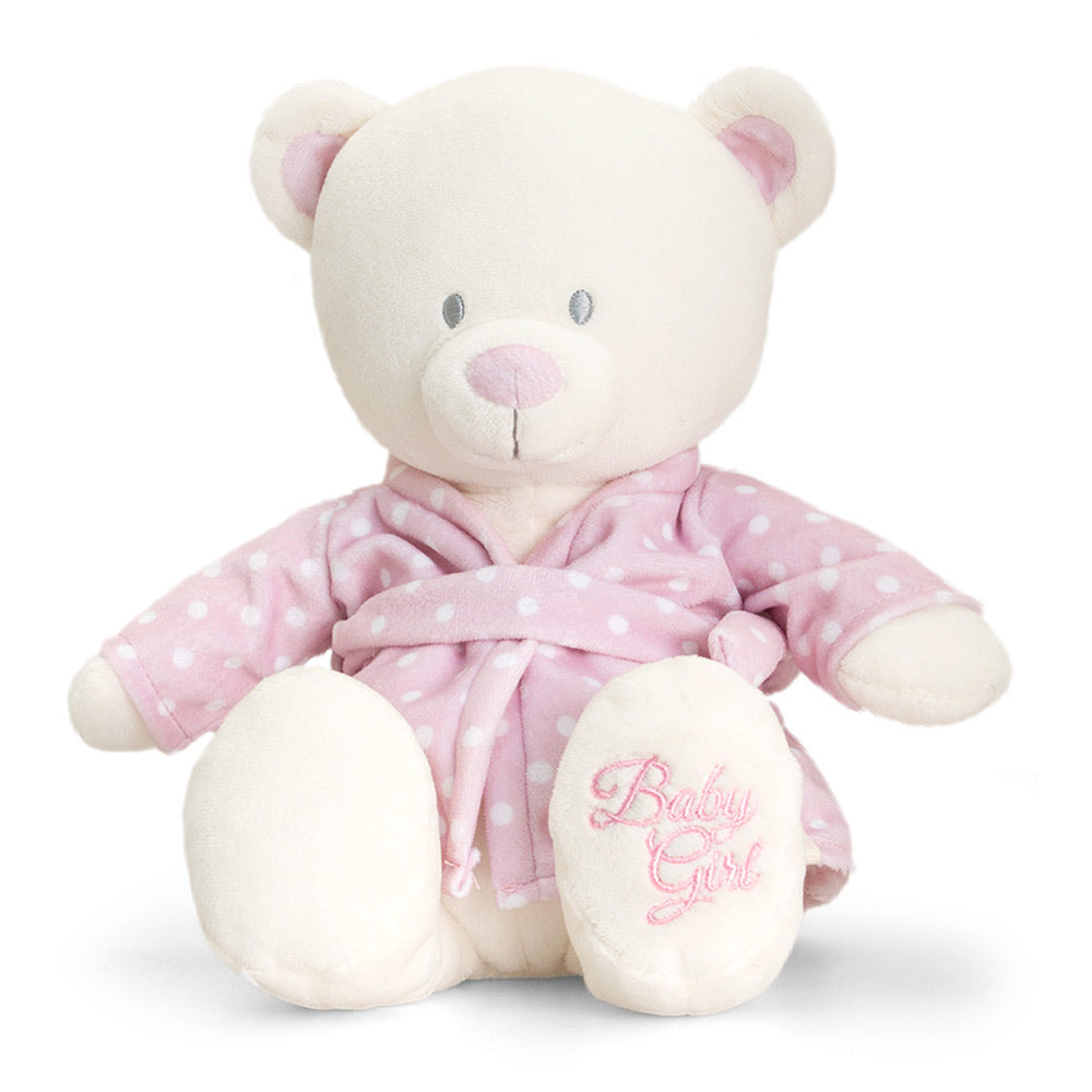 Keel Toys Baby Bear In Dressing Gown