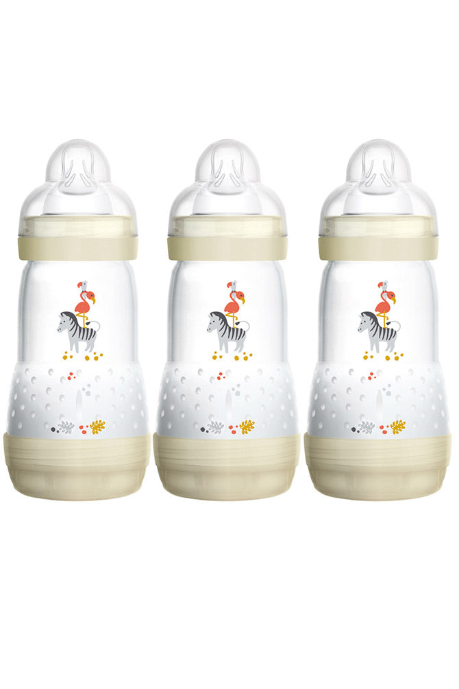 MAM Easy Start Anti-Colic Bottle 260ml 3Pk (Choice of 3 Colours)