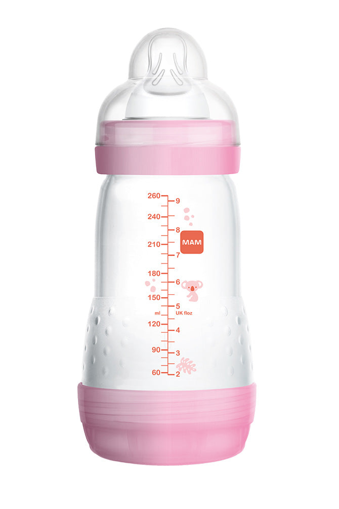 MAM Easy Start Anti-Colic Bottle 260ml 3Pk (Choice of 3 Colours)