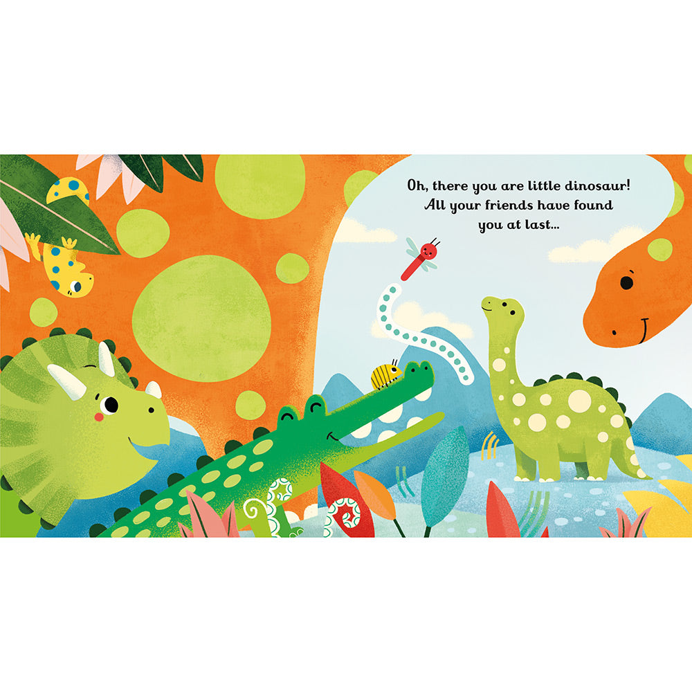 Are You There Little Dinosaur? - Little Peep-Through Books (Board book)