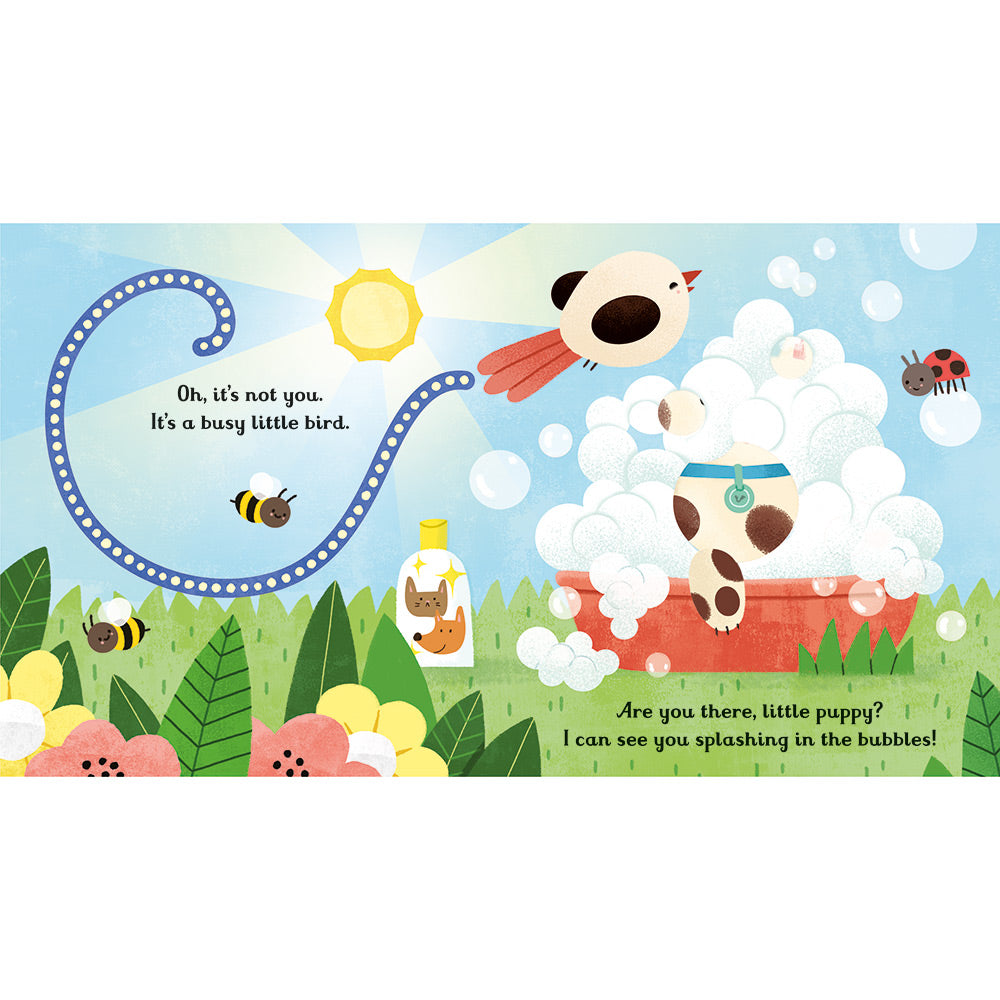 Are You There Little Puppy? - Little Peep-Through Books (Board book)