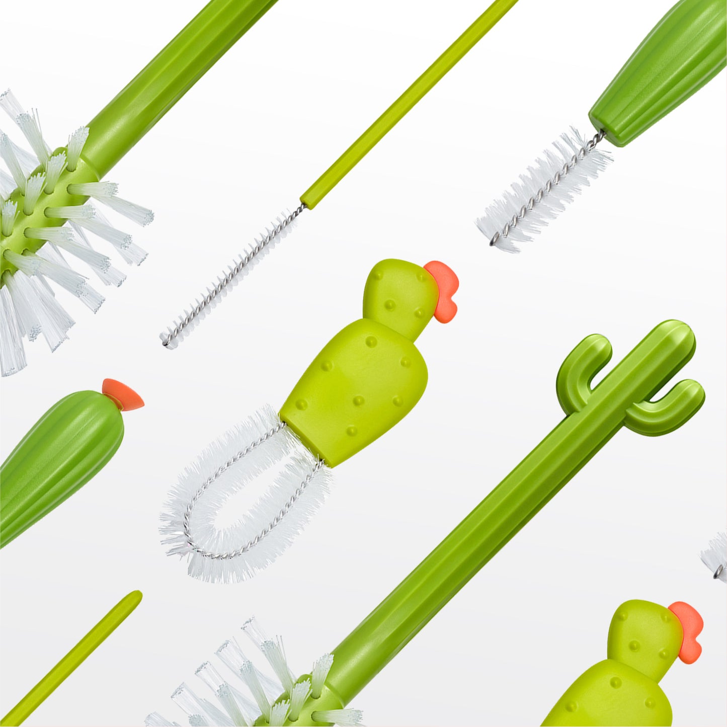 Boon CACTI Bottle Cleaning Brush Set