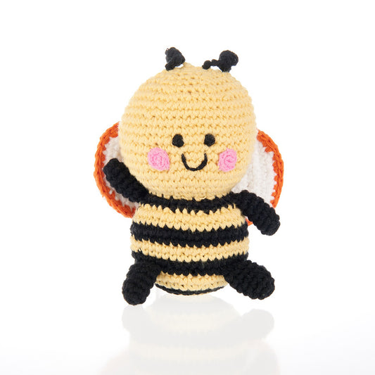 Fair Trade Bee Baby Rattle