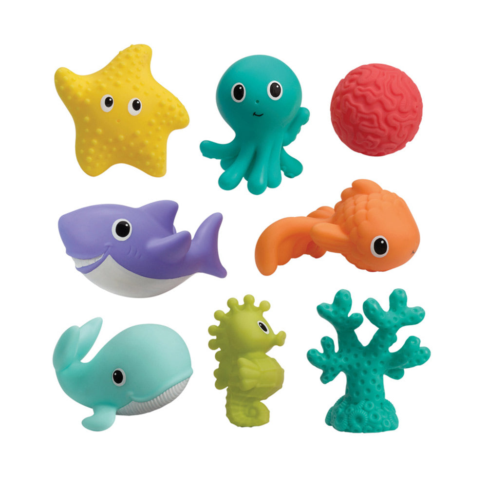 Infantino Sea Themed Bath Squirters 8Pk