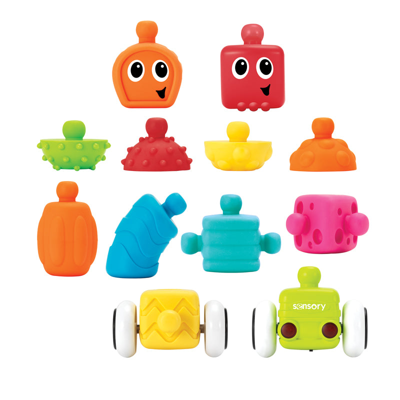 Sensory Plug and Roll Multi Blocks Set