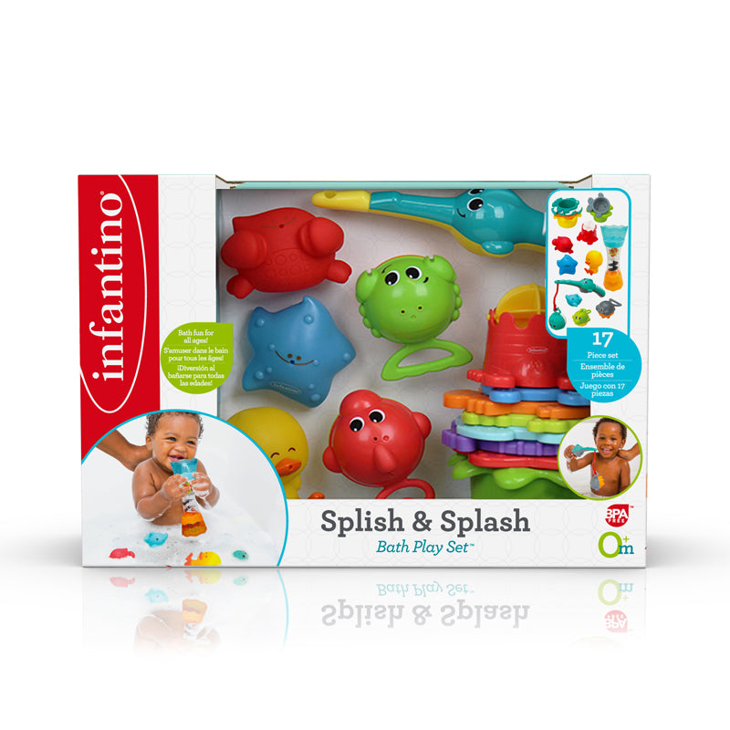 Infantino Splish & Splash Bath Play Set