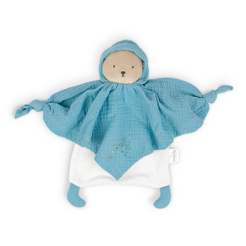 Kaloo Organic Cotton Doudou Bear Blue