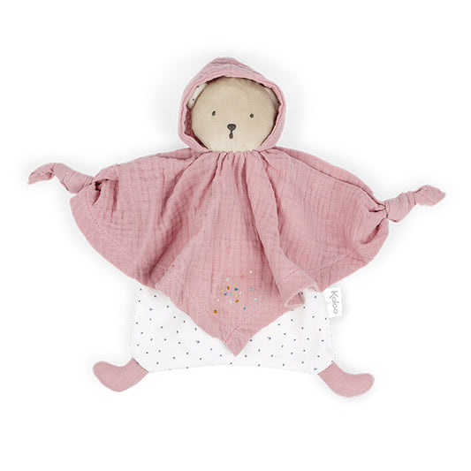 Kaloo Organic Cotton Doudou Bear Pink