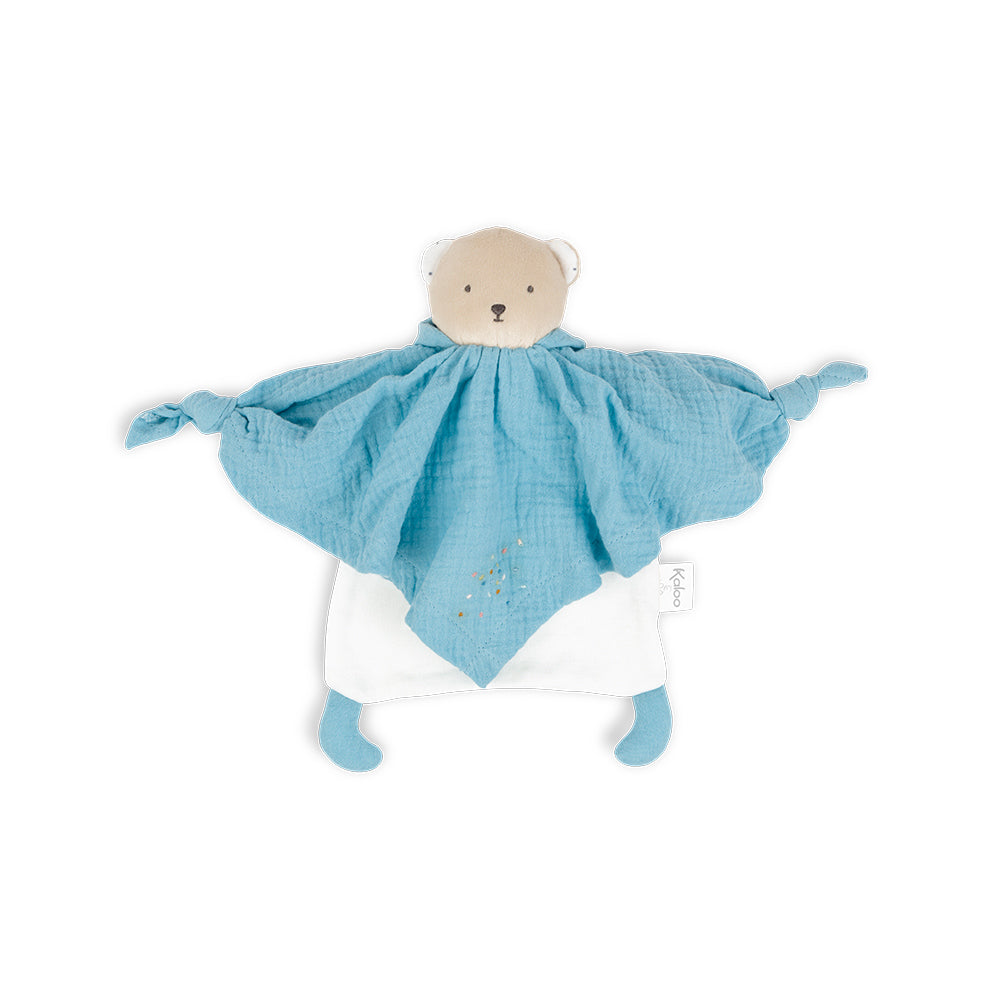 Kaloo Organic Cotton Doudou Bear Blue