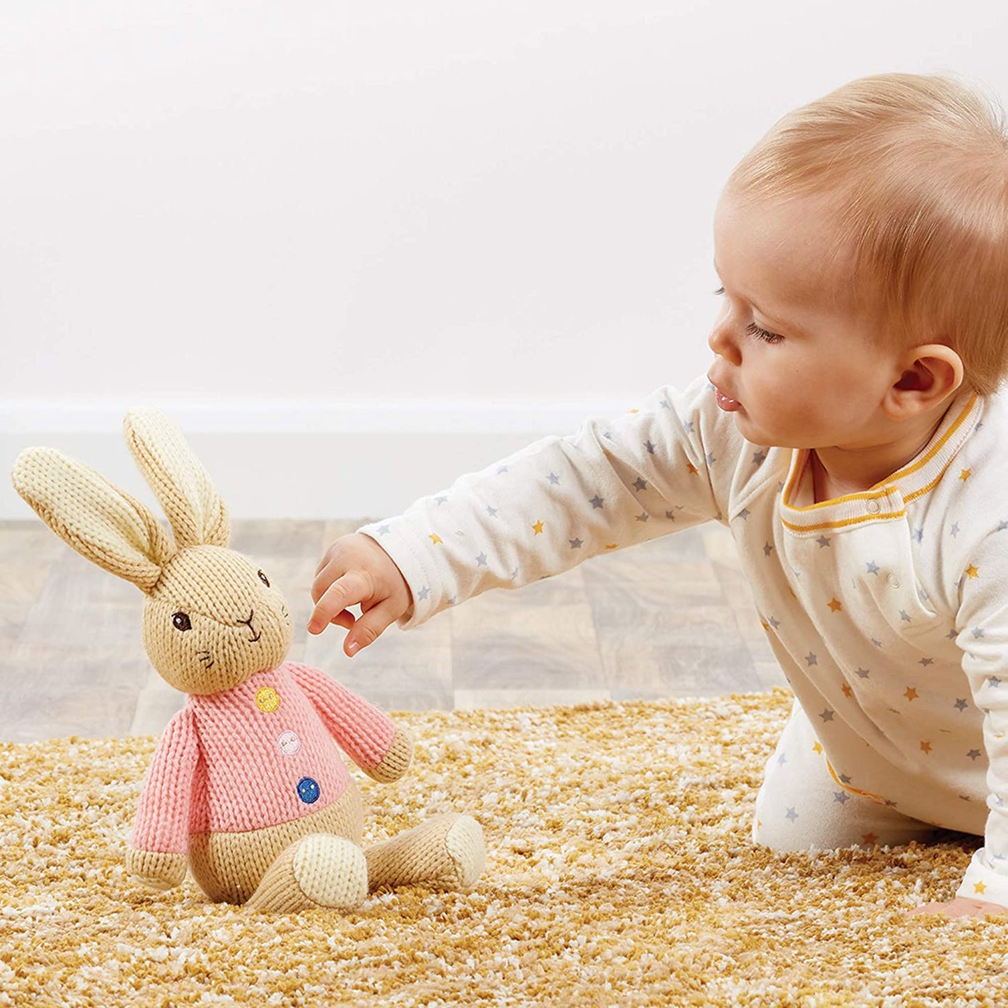 Made With Love Flopsy Rabbit Knitted Toy