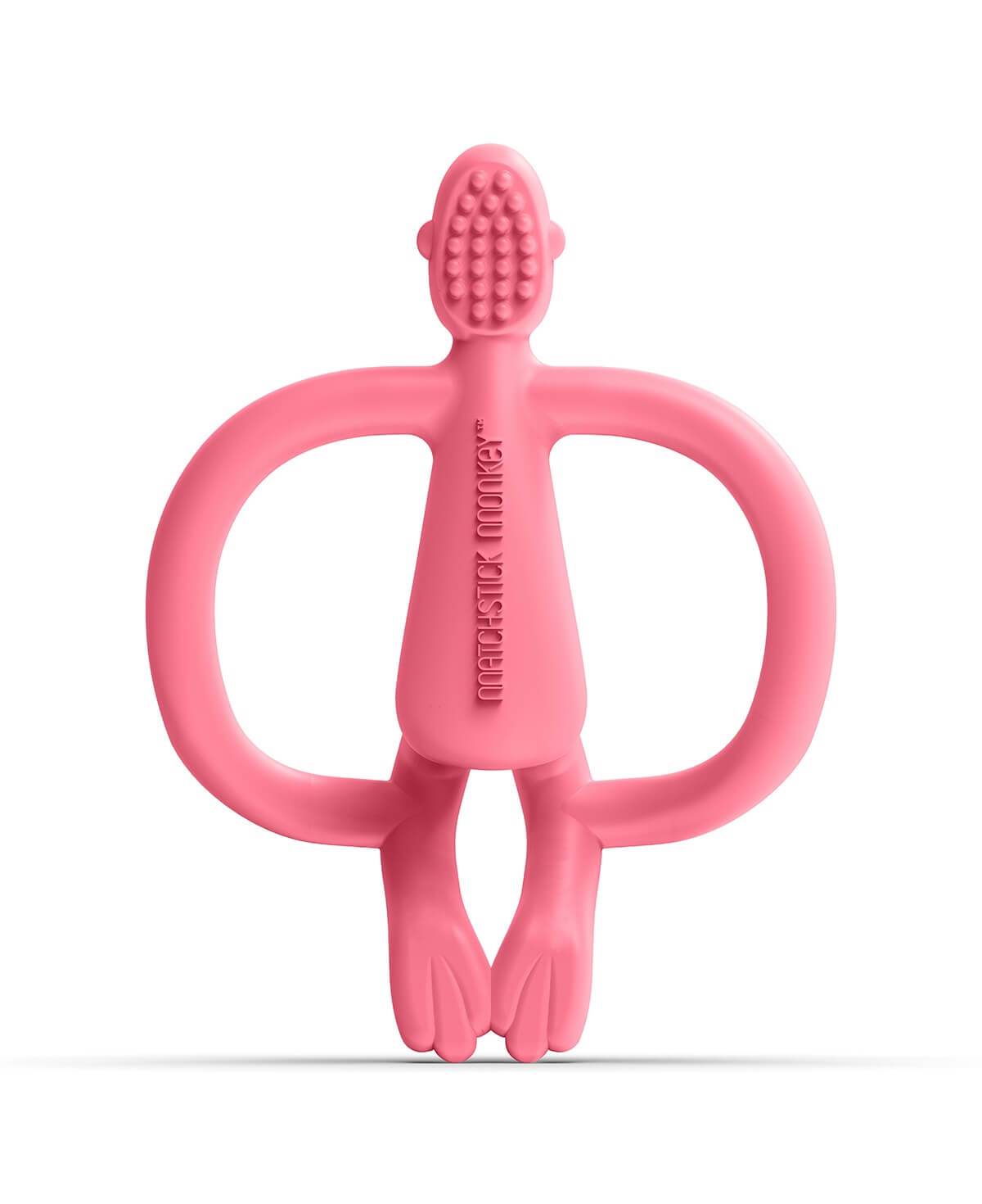 Matchstick Monkey Teether Pink