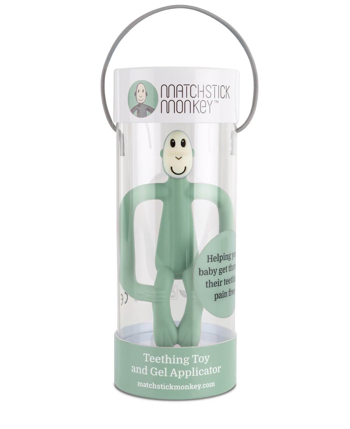 Matchstick Monkey Teething Toy Mint Green