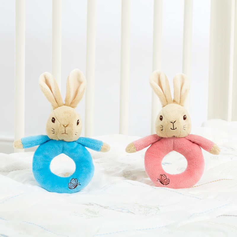 Flopsy Rabbit Plush Ring Rattle