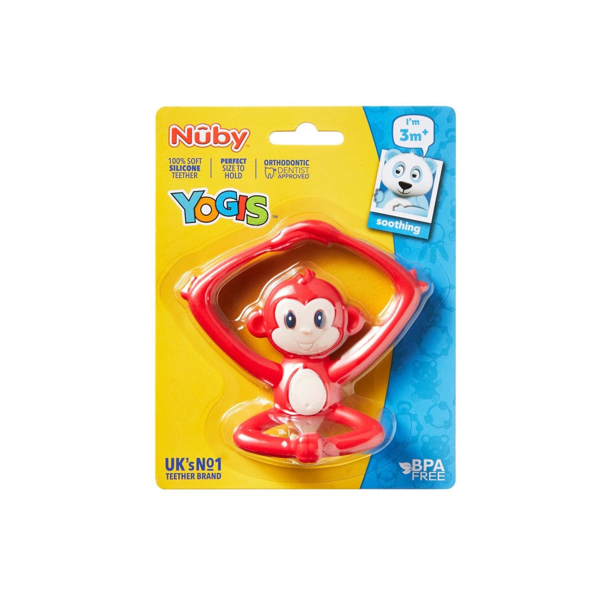 Monkey Yogi Silicone Teether