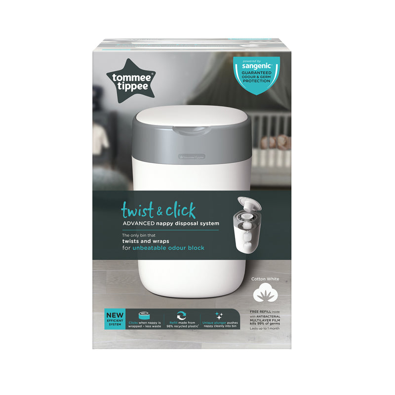 Tommee Tippee Twist and Click Nappy Disposal Tub