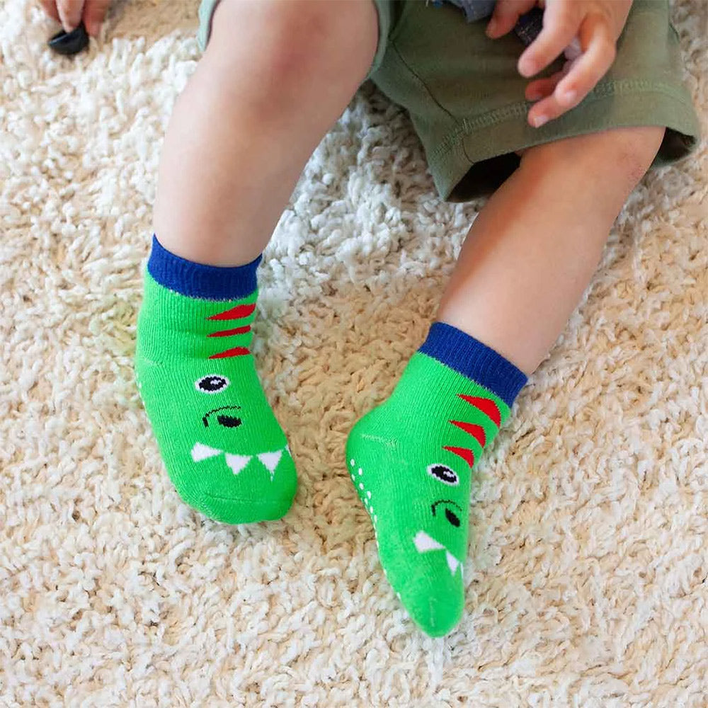 Zoocchini Sock Set 3 Pack Devin Dinosaur 0-24M