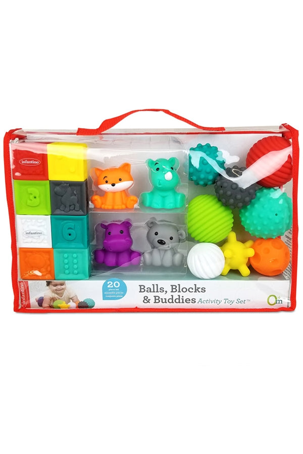 Infantino Balls; Blocks and Buddies Set