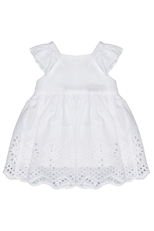 White Broderie Anglaise Sun Dress