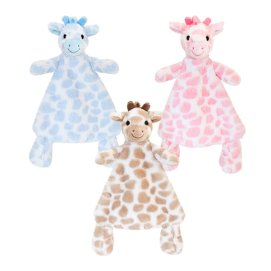 25cm Snuggle Giraffe Blanket