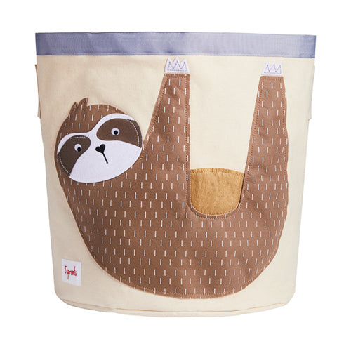 3 Sprouts Storage Bin Sloth Tan